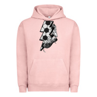 Pigment Salmon Lightning bolt Soccer Urban Hoodie - HowdyJamesFarm