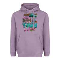 Lavender Just A Small Town Girl With Truck Heavyweight Hoodie - BundleAndBundleShop