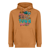 Meerkat Just A Small Town Girl With Truck Heavyweight Hoodie - BundleAndBundleShop