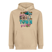 Mushroom Just A Small Town Girl With Truck Heavyweight Hoodie - BundleAndBundleShop
