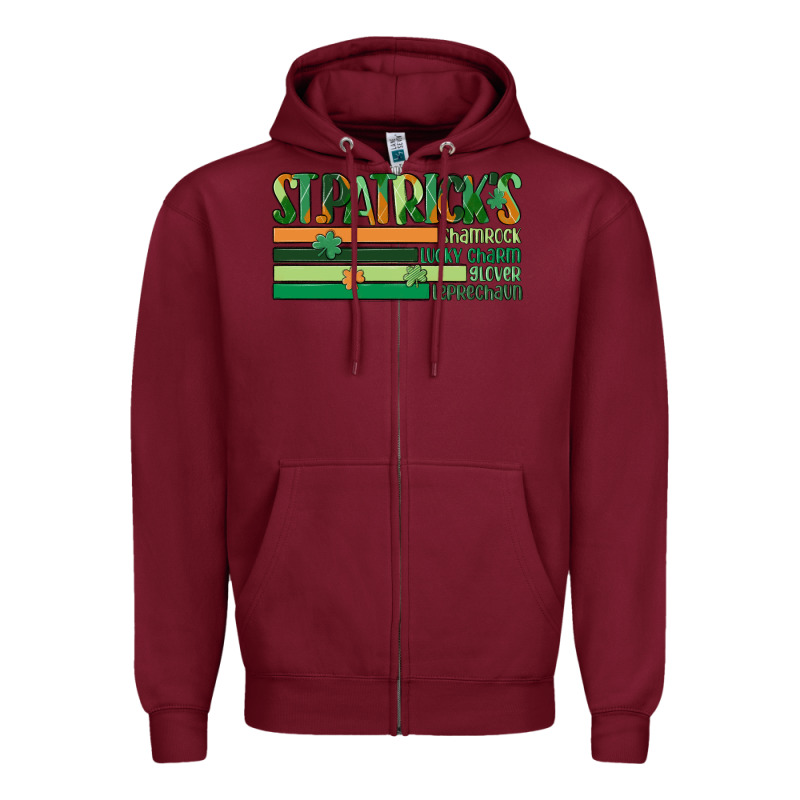 St. Patrick's Day Zipper Hoodie by MaliasSmallBusiness | Teevron