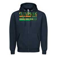 Navy st. patrick's day Zipper Hoodie - MaliasSmallBusiness
