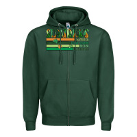 Sports Green st. patrick's day Zipper Hoodie - MaliasSmallBusiness