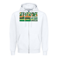 White st. patrick's day Zipper Hoodie - MaliasSmallBusiness