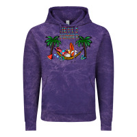 Cloud Purple hello summer Vintage Hoodie - CowhideDigitalArt