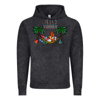 Vintage Black hello summer Vintage Hoodie - CowhideDigitalArt