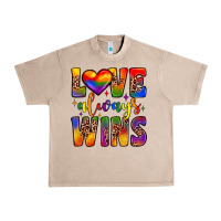 French Oak love always wins Urban Heavy Tee - JahusDesignShop