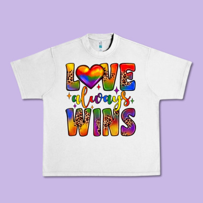 Love Always Wins Urban Heavy Tee Designed By Jahusdesignshop