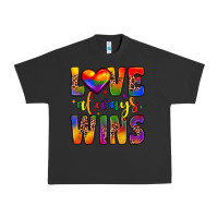 Pigment Black love always wins Urban Heavy Tee - JahusDesignShop