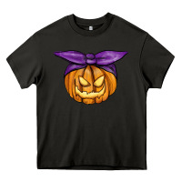 Asphalt Jack O' Lantern Halloween Pumpkin Heavy Core Tee - RanaPortraitStore