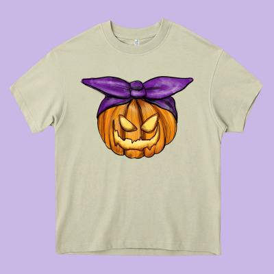 Heavy Core Tee Jack O' Lantern Halloween Pumpkin