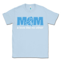 Dusty Blue lil autism mom Classic Tee - CowhideDigitalArt