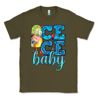 Army Green ice ice baby with popsicle Classic Tee - AdoDesignShop