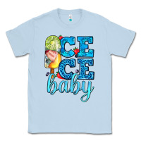 Dusty Blue ice ice baby with popsicle Classic Tee - AdoDesignShop