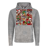 Cloud Rock christmas pig  aztec Vintage Hoodie - FaDigitalArtStudio