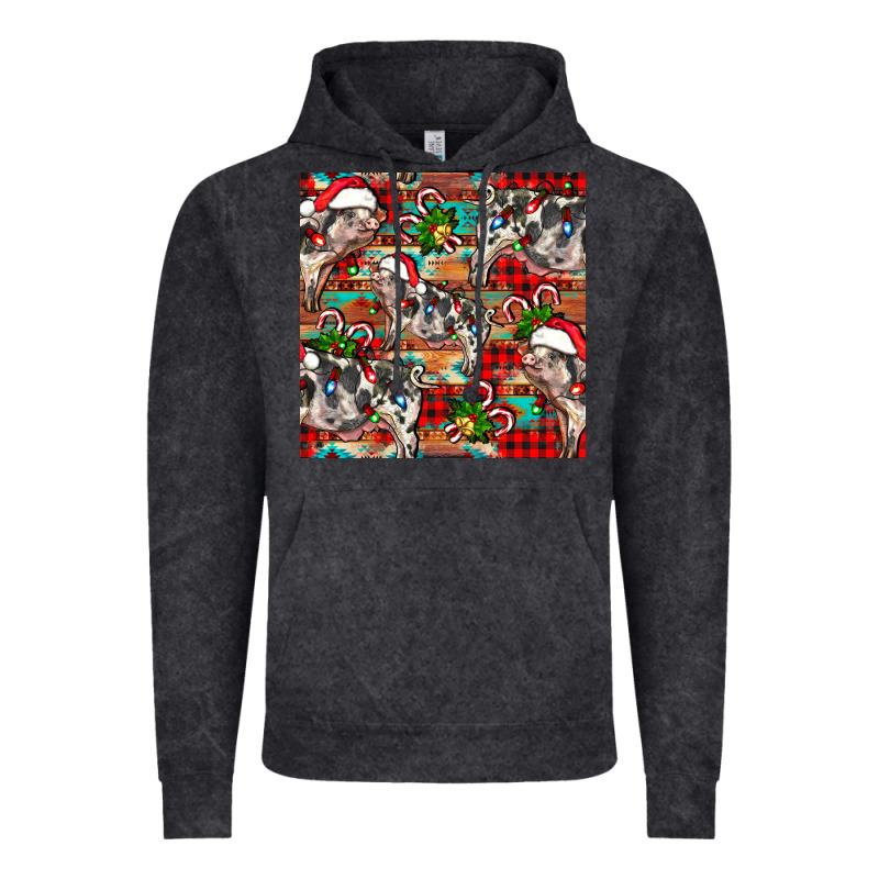 Christmas Pig  Aztec Vintage Hoodie by FaDigitalArtStudio | Teevron