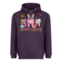 Plum Happy Easter Dental And Egg Heavyweight Hoodie - BundleAndBundleShop