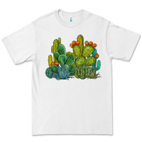 White watercolor cactus Premium Tee - BarkalooDesign