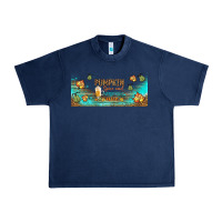 Navy pumpkin spice and everything nice libbey glass Urban Heavy Tee - BundleAndBundleShop