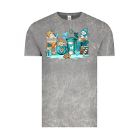 Cloud Rock winter coffe cups Vintage Tee - AdoDesignShop