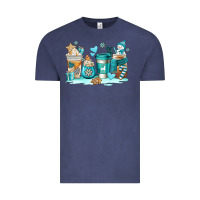 Winter Coffe Cups Vintage Tee | Teevron