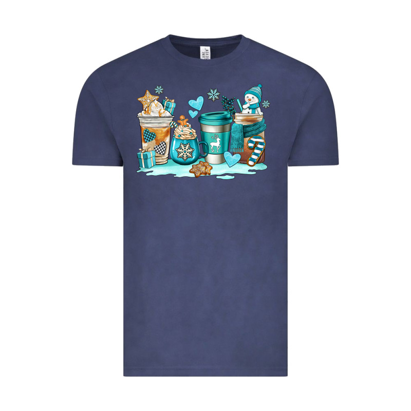 Winter Coffe Cups Vintage Tee by AdoDesignShop | Teevron