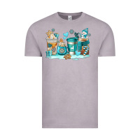 Vintage Zinc winter coffe cups Vintage Tee - AdoDesignShop