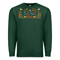 Sports Green teacher vibes libbey glass Premium Sweatshirt - BundleAndBundleShop
