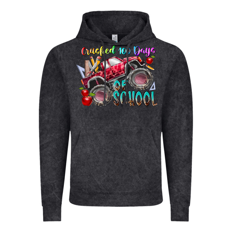 Crushed 100 Days Of School Vintage Hoodie by RacoonDesign | Teevron