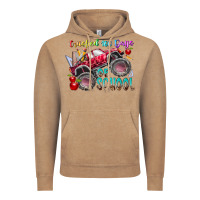 Vintage Coffee crushed 100 days of school Vintage Hoodie - RacoonDesign