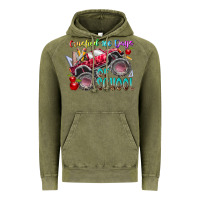 Vintage Olive crushed 100 days of school Vintage Hoodie - RacoonDesign