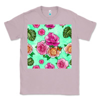 Lilac floral background Classic Tee - BundleAndBundleShop