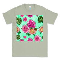 Matcha floral background Classic Tee - BundleAndBundleShop
