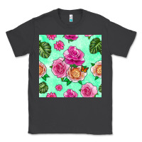Smoke floral background Classic Tee - BundleAndBundleShop