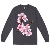 Smoke Peach Blossom Long Sleeve Tee - LillyAllenDesigns