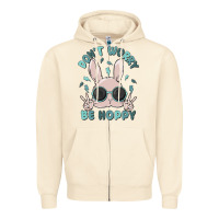 Sandshell don't worry be hoppy Zipper Hoodie - MaliasSmallBusiness
