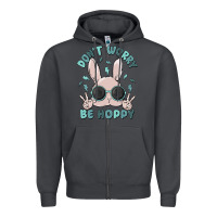 Smoke don't worry be hoppy Zipper Hoodie - MaliasSmallBusiness
