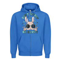 True Royal don't worry be hoppy Zipper Hoodie - MaliasSmallBusiness