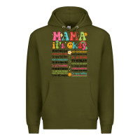 Army Green mama its okay Premium Hoodie - JahusDesignShop