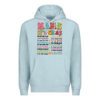 Blue Mist mama its okay Premium Hoodie - JahusDesignShop