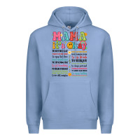 Colony Blue mama its okay Premium Hoodie - JahusDesignShop