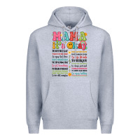 Heather Grey mama its okay Premium Hoodie - JahusDesignShop