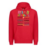 Red mama its okay Premium Hoodie - JahusDesignShop