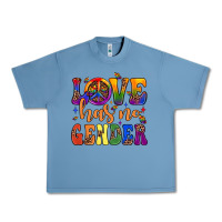 Pebble Blue love has no gender Urban Heavy Tee - JahusDesignShop