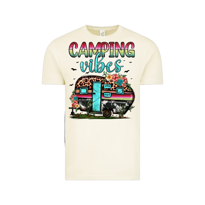 Camping Vibes Vintage Tee by JahusDesignShop | Teevron
