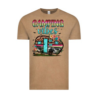 Vintage Coffee camping vibes Vintage Tee - JahusDesignShop