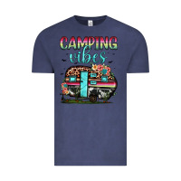Vintage Denim camping vibes Vintage Tee - JahusDesignShop