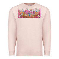 Pale Pink teacher life libbey glass Premium Sweatshirt - BundleAndBundleShop