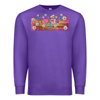 Purple teacher life libbey glass Premium Sweatshirt - BundleAndBundleShop