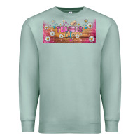 Seafoam teacher life libbey glass Premium Sweatshirt - BundleAndBundleShop